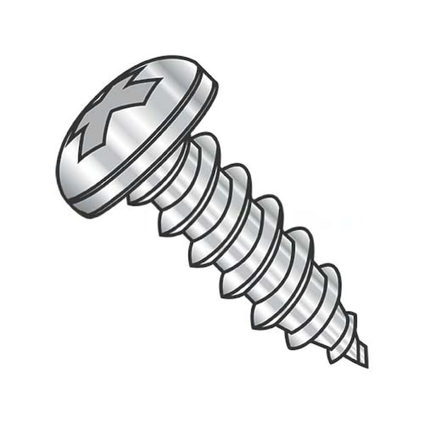 Usa Industrials Self-Drilling Screw, #14-10 x 2 in, Plain 18-8 Stainless Steel Pan Head Phillips Drive BULK-SCRW-13806 - main